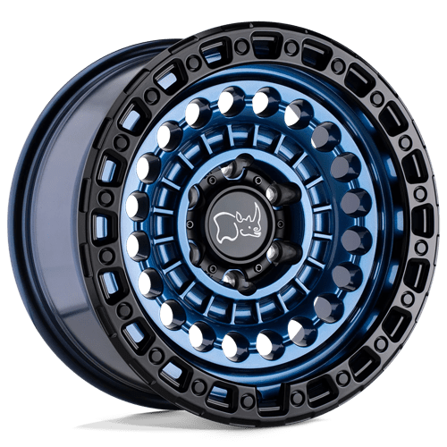 Black Rhino SENTINEL 6X139.7 20X9.5 +12 COBALT BLUE W/ BLACK RING