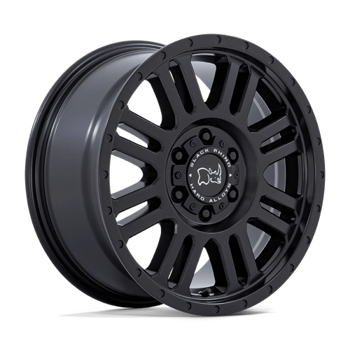 Black Rhino YELLOWSTONE 5X160 17X8 +45 MATTE BLACK wheel for 2016 Ford Transit-350