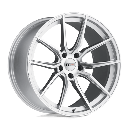 Cray SPIDER 5X120.65 20X10.5 +65 SILVER W/ MIRROR CUT FACE