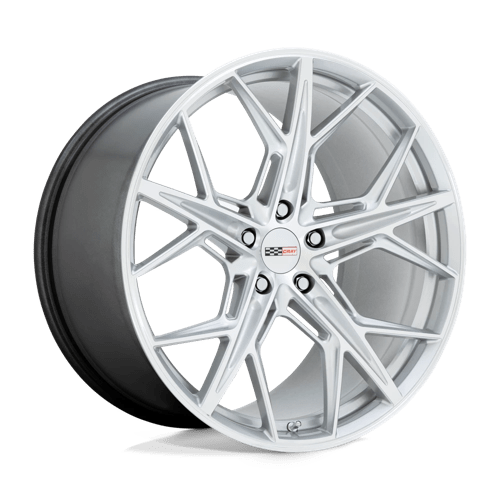 Cray HAMMERHEAD 5X120.65 18X9 +50 GLOSS SILVER W/ MIRROR CUT FACE