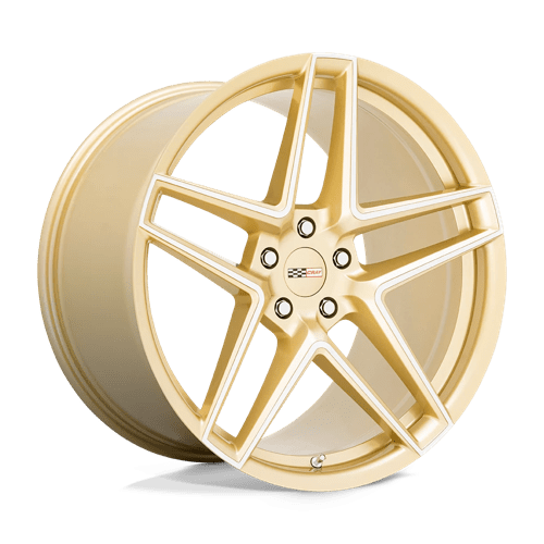 Cray PANTHERA 5X120 19X9 +38 GLOSS GOLD W/ MIRROR FACE