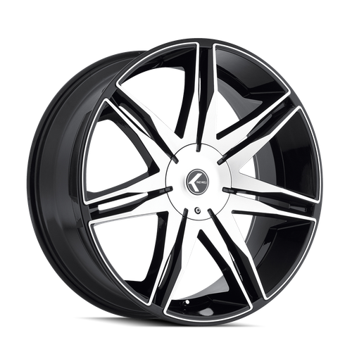 Kraze Epic 143 6x135 24x9.5+30 Black/Machined