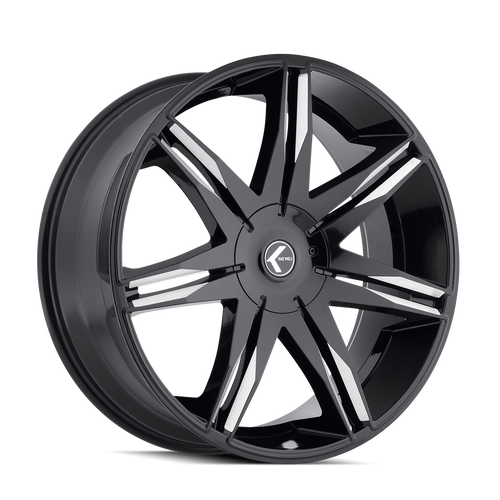 Kraze Epic 143 5x120 26x10+18 Black/Milled