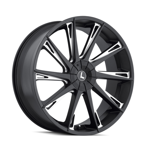 Kraze Swagg 144 6x139.7 24x9.5+30 Black/Milled