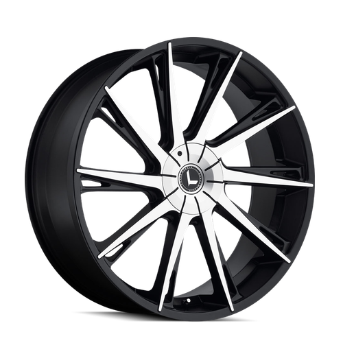 Kraze Swagg 144 5x139.7 26x10+18 Black/Machined