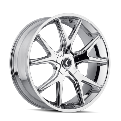 Kraze Spltz 146 5x127 24x9.5+18 Chrome