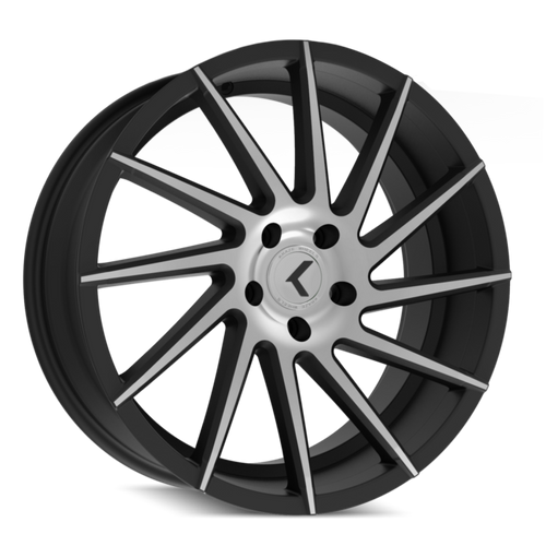 Kraze Spinner 181 5x112 22x8.5+40 Black/Machined