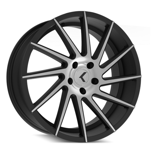 Kraze Spinner 181 5x114.3 22x8.5+40 Black/Machined