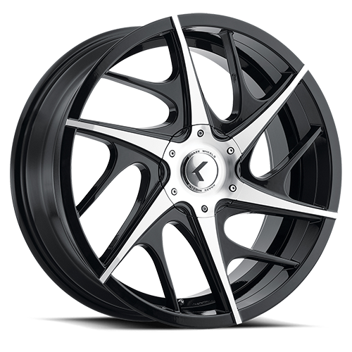 Kraze Rogue 182 5x112/5x114.3 20x8.5+40 Black/Machined