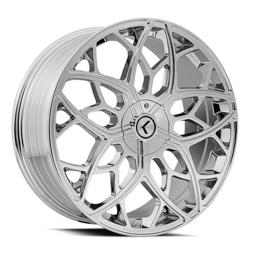 Kraze Ricochet 184 5x112/5x114.3 22x8.5+38 Chrome