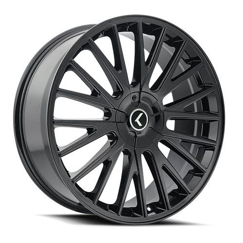 Kraze Double Down 185 5x112/5x120 17x8+38 Gloss Black