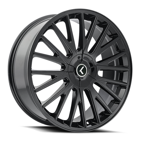 Kraze Double Down 185 5x108/5x114.3 17x8+38 Gloss Black