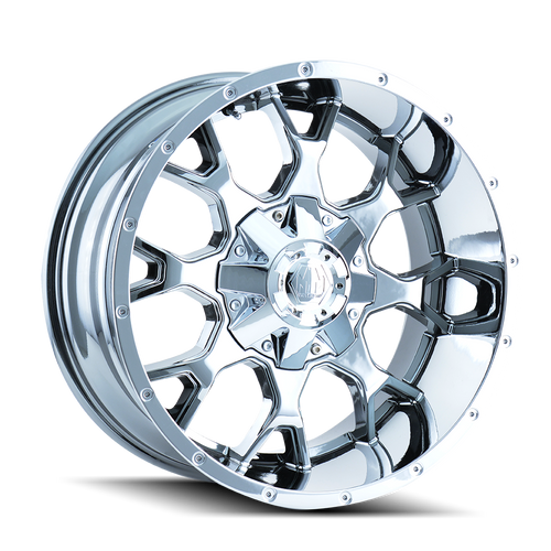 Mayhem Warrior 8015 8x165.1/8x170 20x10-25 Chrome