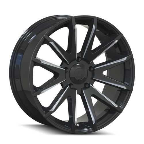 Mayhem Crossfire 8109 6x135 22x9.5+25 Gloss Black Milled