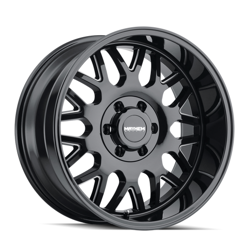 Mayhem Tripwire 8110 5x139.7 20x10-19 Gloss Black/Milled Spokes