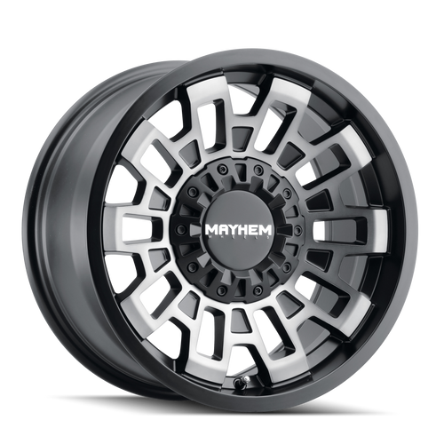 Mayhem Cortex 8113 6x135/6x139.7 20x9+0 Matte Black W/Machined Dart Tint