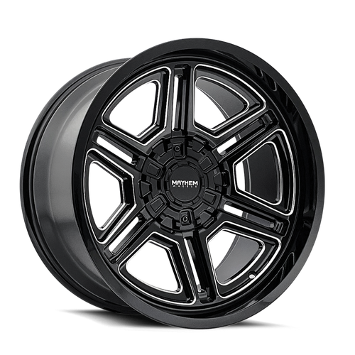 Mayhem Hermosa 8117 8x165.1 20x9+0 Black Milled