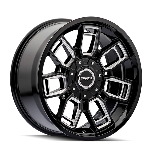 Mayhem Ordinance 8118 6x135/6x139.7 20x9+0 Gloss Black/Milled