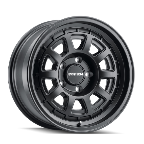Mayhem Voyager 8303 5x100 17x8+38 Matte Black