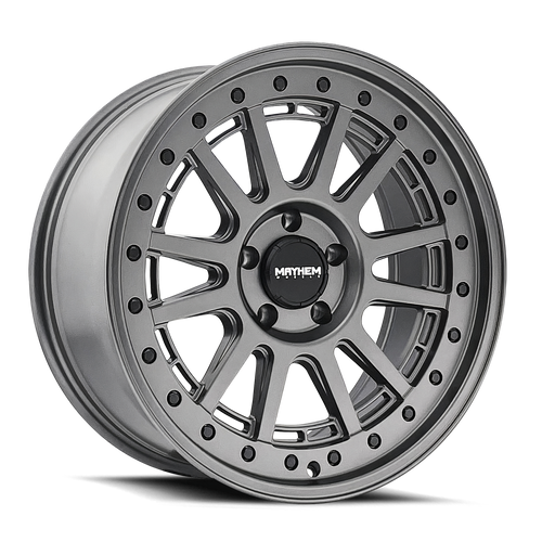 Mayhem Compass 8305 6x139.7 17x9-6 Matte Gunmetal W/BLK Bolt