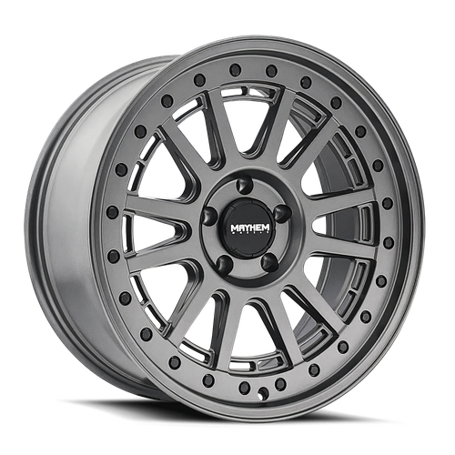 Mayhem Compass 8305 6x139.7 18x9+18 Matte Gunmetal W/BLK Bolt