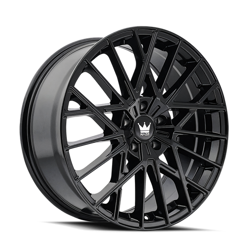 Mazzi Jinx 378 5x108 20x8.5+38 Gloss Black | ThreePiece.us