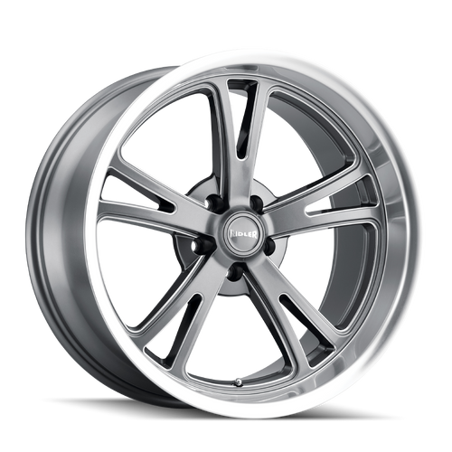 Ridler Type 606 5x120.65 20x10+0 Grey W/Milled Spokes & Diamond Lip