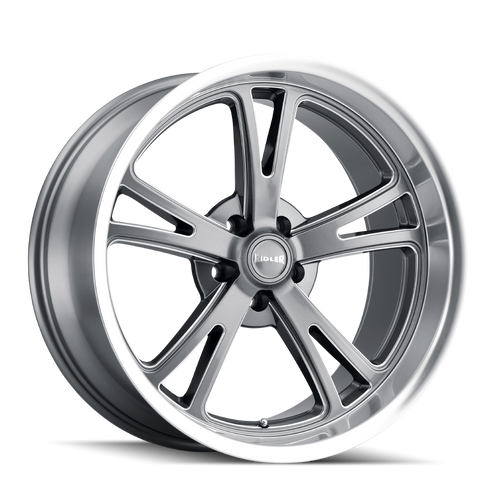 Ridler Type 606 5x114.3 18x8+0 Grey W/Milled Spokes & Diamond Lip
