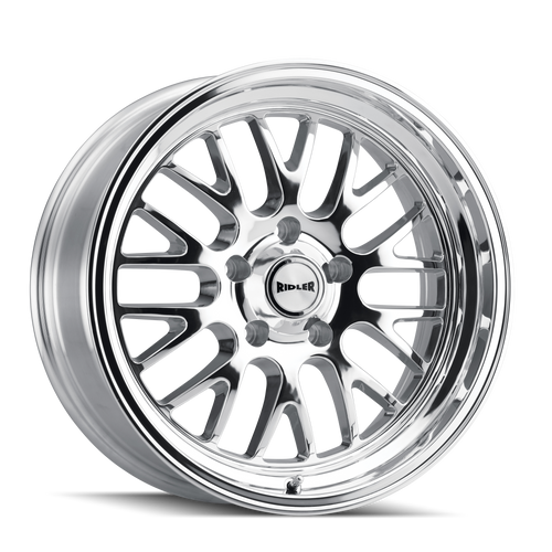Ridler Type 607 5x127 20x10+0 Polished