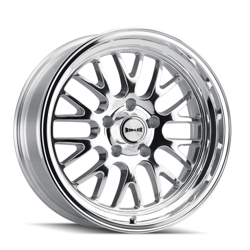 Ridler Type 607 5x127 18x9.5+6 Polished