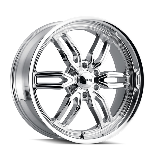 Ridler 609 6x135 22x9.5+30 Chrome