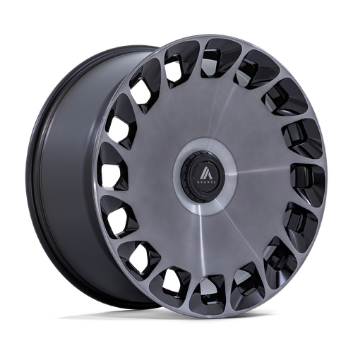 激レア Aristocrat Back No.2 High Finish Asanti Black ABL-45 ARISTOCRAT 5X112/5X114.3 | ThreePiece.us