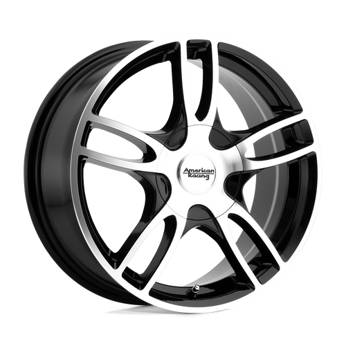 American Racing AR919 ESTRELLA 2 5X110/5X115 15X7 +35 GLOSS BLACK MACHINED