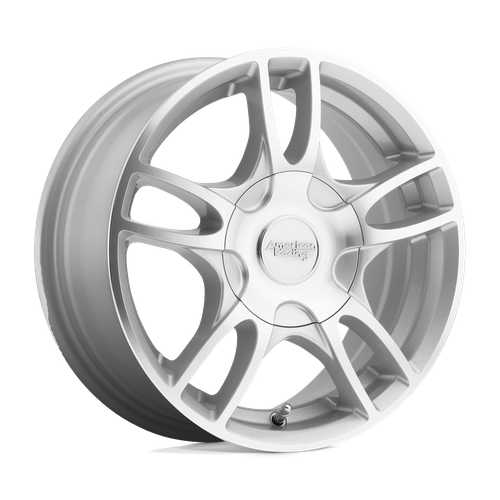 American Racing AR919 ESTRELLA 2 5X108/5X114.3 17X7.5 +45 SILVER MACHINED