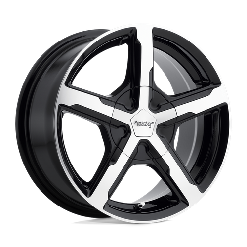 American Racing AR921 TRIGGER 5X108/5X114.3 16X7 +40 GLOSS BLACK MACHINED