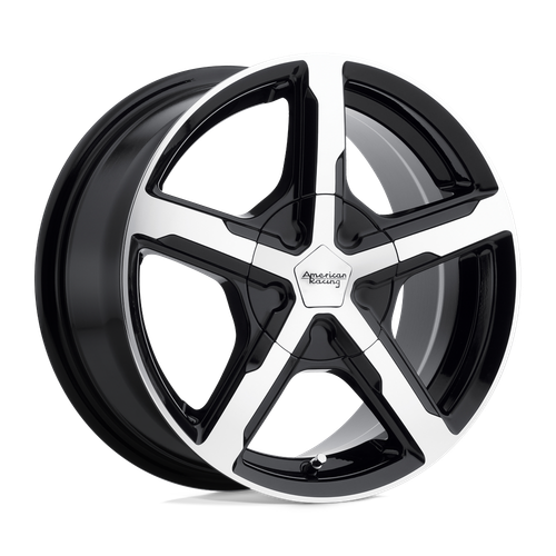 American Racing AR921 TRIGGER 5X100/5X105 17X7 +40 GLOSS BLACK MACHINED