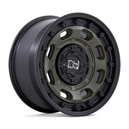 Black Rhino ATLAS 6X135/6X139.7 20X10 -18 OLIVE DRAB GREEN WITH BLACK LIP