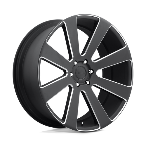 DUB 1PC S187 8-BALL 6X139.7 24X10 +20 MATTE BLACK MILLED