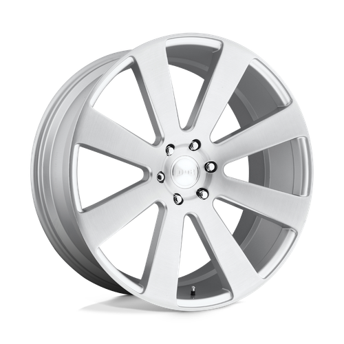 DUB 1PC S213 8-BALL 6X139.7 26X10 +30 GLOSS SILVER BRUSHED