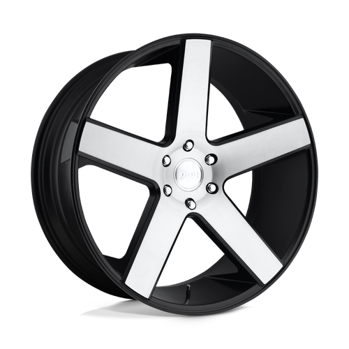 DUB 1PC S217 BALLER 5X127 22X9.5 +11 GLOSS BLACK BRUSHED