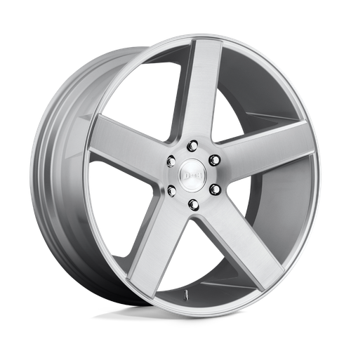 DUB 1PC S218 BALLER 6X139.7 22X9.5 +19 GLOSS SILVER BRUSHED