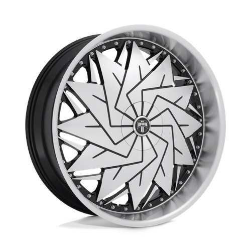 DUB 1PC S234 DAZR 5X120.65/5X127 26X10 +5 GLOSS BLACK MACHINED