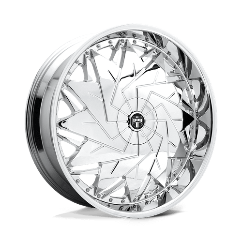 DUB 1PC S235 DAZR 5X120.65/5X127 26X10 +5 CHROME PLATED