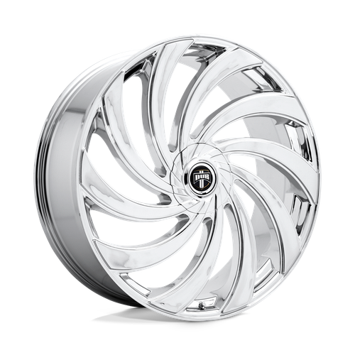 DUB 1PC S238 DELISH 5X115/5X120 24X10 +5 CHROME PLATED