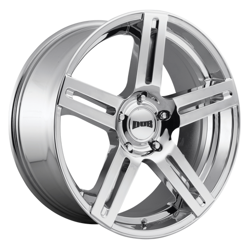 DUB 1PC S249 ROC 5X139.7 22X9.5 +25 CHROME PLATED