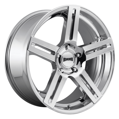DUB 1PC S249 ROC 5X127 24X10 +10 CHROME PLATED