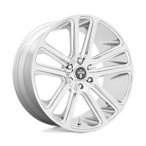 DUB 1PC S254 FLEX 5X115 24X10 +20 CHROME