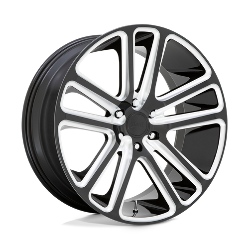 DUB 1PC S255 FLEX 6X135 26X10 +30 GLOSS BLACK MILLED