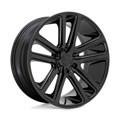 DUB 1PC S256 FLEX 5X139.7 24X10 +25 GLOSS BLACK