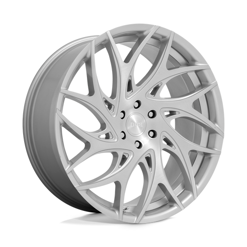 DUB 1PC S261 G.O.A.T. 5X115 26X10 +15 SILVER BRUSHED FACE